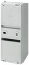 SIEMENS 5SW3004 Terminal cover, gray IP40, for surface-mounting for installation devices 2, 5 MW max.
