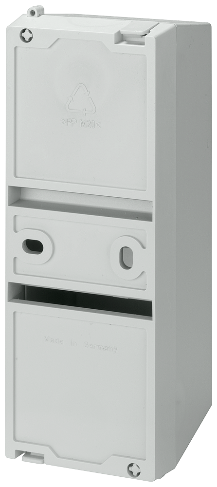 SIEMENS 5SW3004 Terminal cover, gray IP40, for surface-mounting for installation devices 2, 5 MW max.