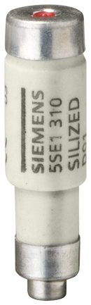 SIEMENS 5SE1310 NEOZED fuse link, D01, 10 A, gR, Un AC: 400 V, Un DC: 250 V, SILIZED