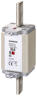SIEMENS 3NA6242 LV HRC fuse link, NH2, In: 224 A, gG, Un AC: 500 V, Un DC: 440 V