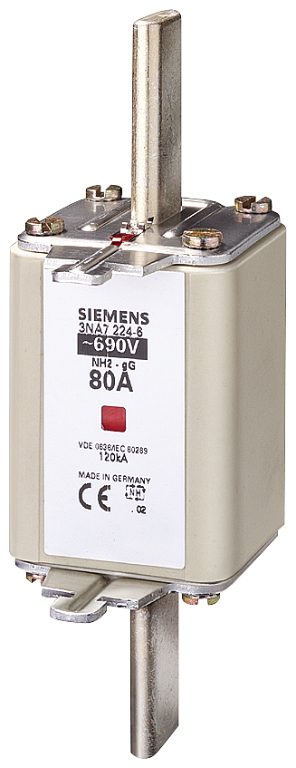 SIEMENS 3NA7240-6 LV HRC fuse link, NH2, In: 200 A, gG, Un AC: 690 V, Un DC: 440 V