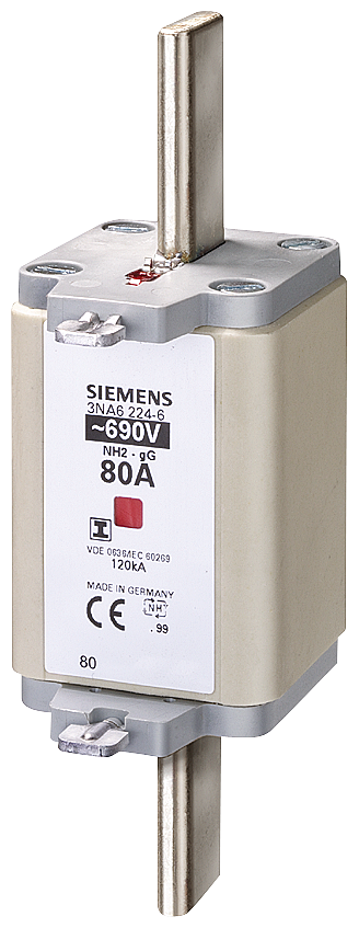 SIEMENS 3NA6250-6 LV HRC fuse link, NH2, In: 300 A, gG, Un AC: 690 V, Un DC: 440 V