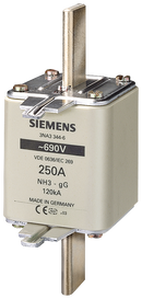 SIEMENS 3NA3362-6 LV HRC fuse link, NH3, In: 425 A, gG, Un AC: 690 V, Un DC: 440 V