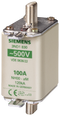 SIEMENS 3ND1832 LV HRC fuse link, NH00, In: 125 A, aM, Un AC: 500 V, front indicator
