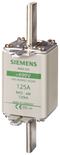 SIEMENS 3ND2232 LV HRC fuse link, NH2, In: 125 A, aM, Un AC: 690 V, front indicator