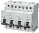 SIEMENS 5SP4491-6 Miniature circuit breaker 400 V 10 kA, 4-pole, B, 100 A, D=70 mm