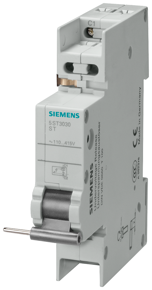 SIEMENS 5ST3030 Shunt release, 110-415 V AC, for 5SL4, 5SY, 5SP, 5SU1, 5SV