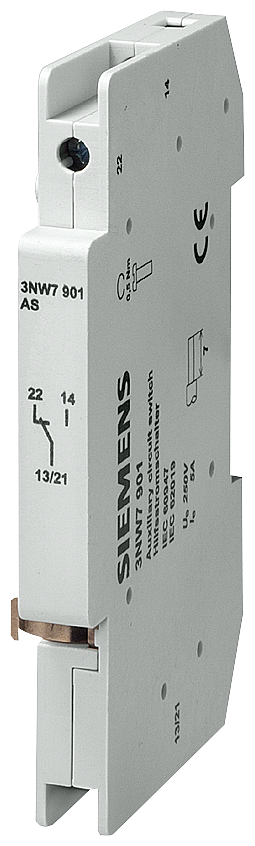 SIEMENS 3NW7902 Auxiliary switch 1CO for cylindrical fuse base sz. 22 x 58 mm