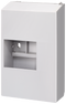 SIEMENS 5SW3005 Terminal cover, gray IP40, for surface-mounting for installation devices 4, 5 MW max.
