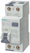 SIEMENS 5SU1354-6KK16 RCBO, 10 kA, 1P+N, type A, 30 mA, B-char, In: 16 A, Un AC: 230 V