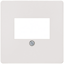 SIEMENS 5TG25632 DELTA i-system cover plate for TAE/loudspeaker connection socket, titanium white