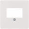 SIEMENS 5TG25632 DELTA i-system cover plate for TAE/loudspeaker connection socket, titanium white