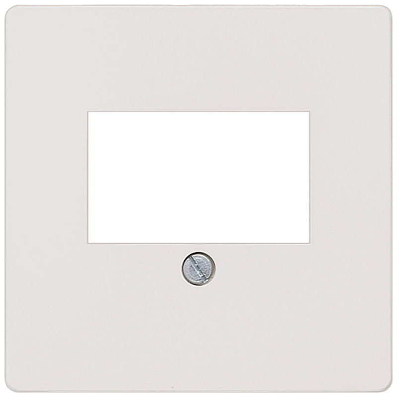 SIEMENS 5TG25632 DELTA i-system cover plate for TAE/loudspeaker connection socket, titanium white