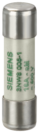 SIEMENS 3NW8012-1 SENTRON, cylindrical fuse, 10 x 38 mm, 32 A, aM, Un AC: 400 V