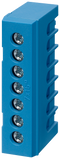 SIEMENS 8GS40302 ALPHA-ZS, N terminal, 7-pole 7x 16 mm2, blue