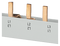 SIEMENS 5ST3743 Pin busbar, finger-safe, 10 mm2 3x 1-phase+AUX, 214 mm long, can be cut