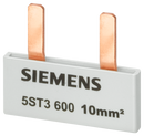 SIEMENS 5ST3605 Pin busbar, 10 mm² connection: 9 x (1-phase+AS/FC) safe to touch