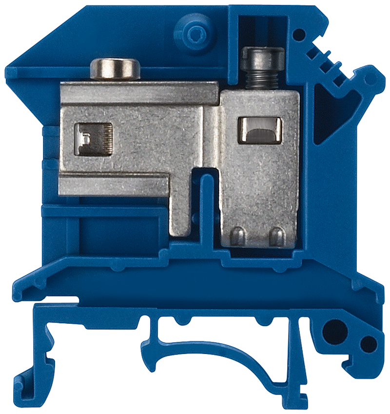 SIEMENS 8WH10010BK01 N conductor isolating terminal with screw terminal, cross-section: 16 mm2, width 12 mm, blue