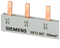SIEMENS 5ST3641 Pin busbar, 16 mm² connection: 3 x (2-phase+AS/FC) safe to touch
