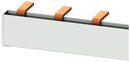 SIEMENS 5TE9100 1-phase busbar, 12 MW 32 A for terminals with 6 mm2 (for 5MW8 1+2, 5TE4 8, 5TE5 8
