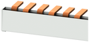 SIEMENS 5TE9101 2-phase busbar, 12 MW 32 A for terminals with 6 mm2 (for 5MW8 1+2, 5TE4 8, 5TE5 8
