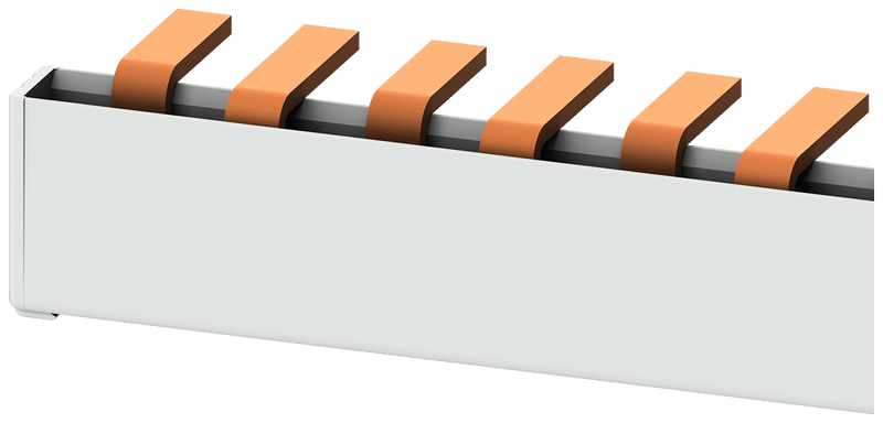 SIEMENS 5TE9101 2-phase busbar, 12 MW 32 A for terminals with 6 mm2 (for 5MW8 1+2, 5TE4 8, 5TE5 8