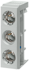 SIEMENS 5SF6020 DIAZED bus-mounting base SR60 3-pole, DII, 25 A, 500 V for 5/10 mm busbars