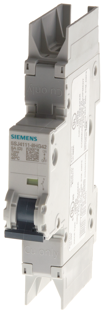 SIEMENS 5SJ4106-7HG42 Miniature circuit breaker 10 kA, 1-pole, C, 6 A according to UL 489-277 V