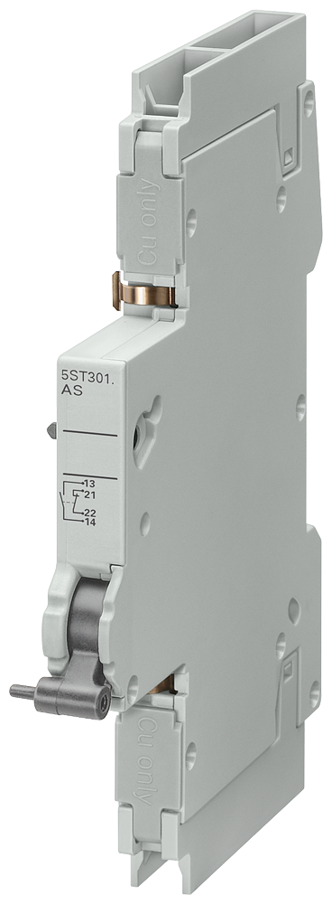 SIEMENS 5ST3010-0HG Auxiliary switch 1 NO + 1 NC, for miniature circuit breaker in accordance with UL 489