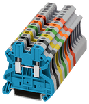 SIEMENS 8WH10000AG04 Terminal block, 4 mm2 orange screw mounting 2 connections orange