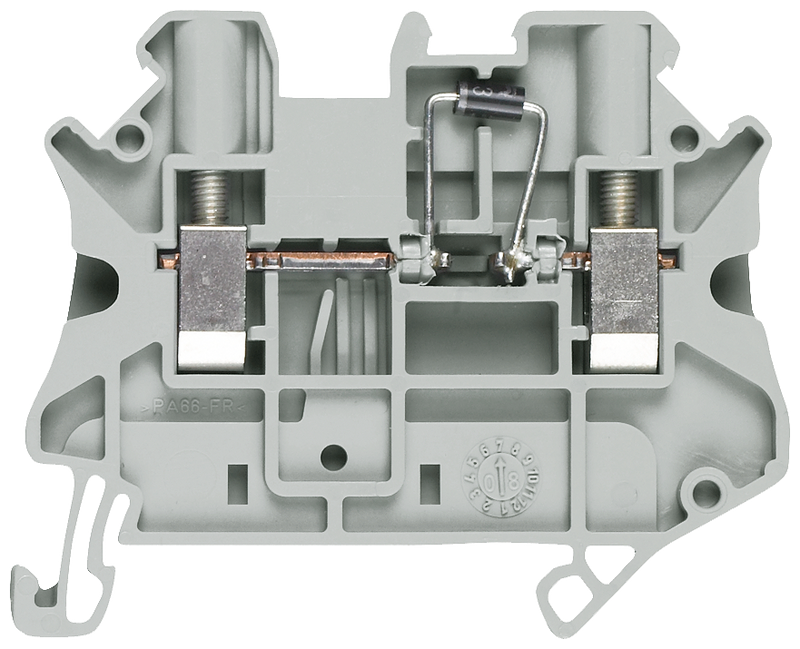 SIEMENS 8WH10006KG00 Diode isolating terminal with screw connection, terminal size 4.0 mm2 terminal width 6.2 mm