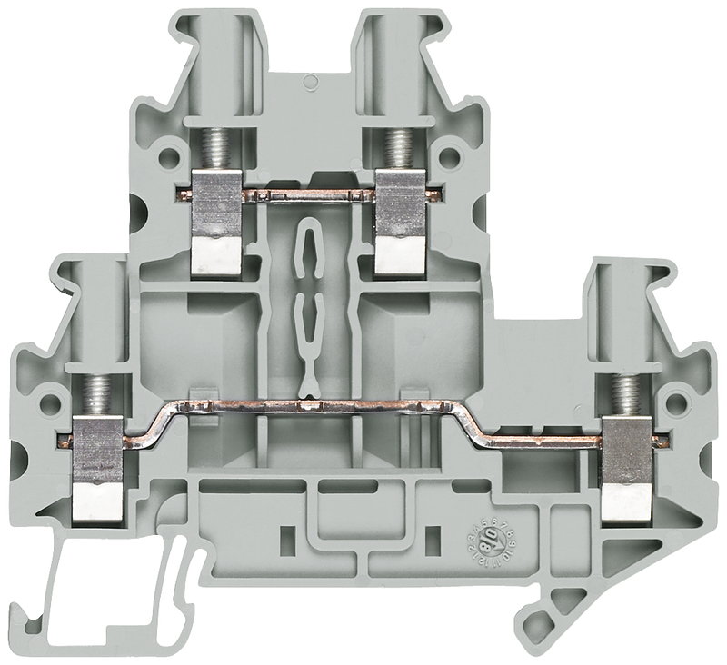 SIEMENS 8WH10200AF00 Two-tier terminal with screw connection, terminal size 2.5 mm2 terminal width 5.2 mm