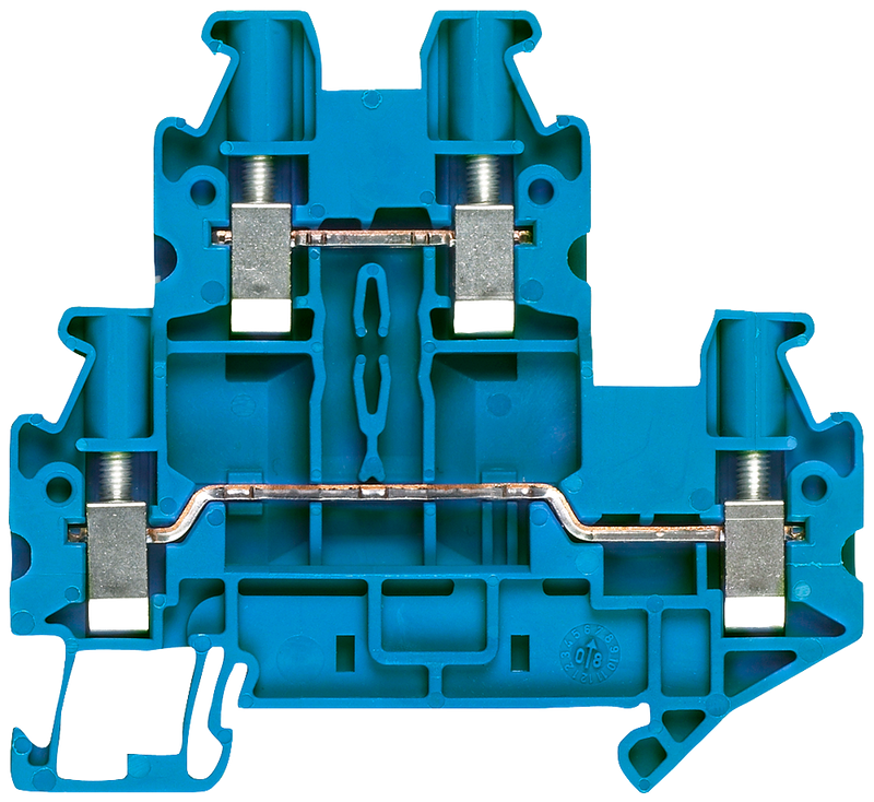 SIEMENS 8WH10200AF01 Two-tier terminal with screw connection, terminal size 2.5 mm2 terminal width 5.2 mm