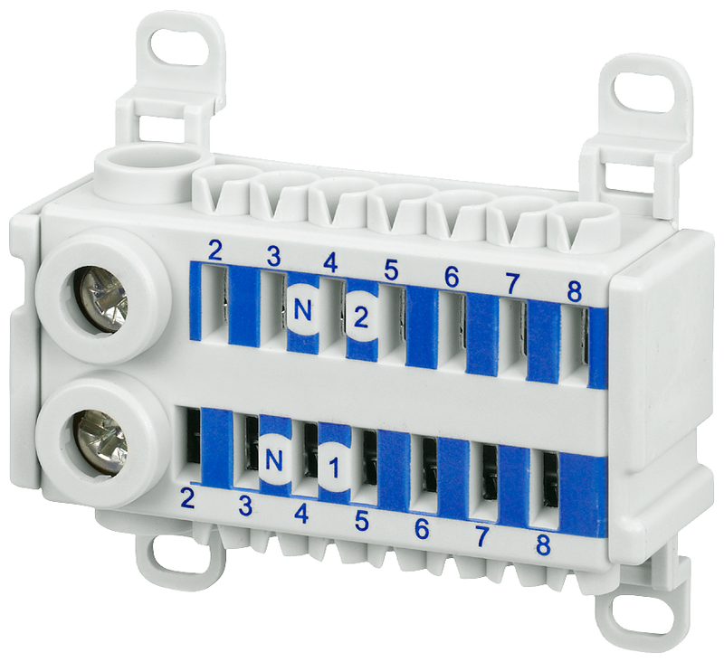 SIEMENS 8GS40344 ALPHA 400-ZS N/N terminal 14-pole, 2x 14 mm2 screw terminal 14x 4 mm2 plug-in terminal