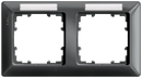 SIEMENS 5TG2552-7 DELTA line carbon metallic frame, double with labeling field horizontal