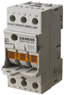 SIEMENS 3NW7033-1 SENTRON, cylindrical fuse holder, 10 x 38 mm, 3-pole, In: 32 A, Un AC: 690 V