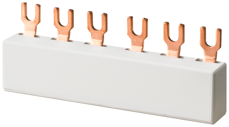 SIEMENS 5ST2604 Busbar, 63 A 3-pole pitch unit 15 mm fork-type for 5 devices