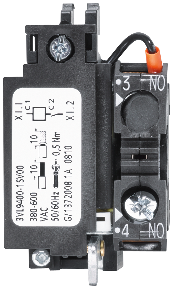 SIEMENS 3VL98001SC01 Accessory for VL800UL, VL1200UL, VL1600UL, shunt trip 24 V DC