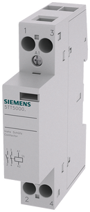 SIEMENS 5TT50002 Insta contactor with 2 NO contacts, contact for 230 V AC, 400 V 20 A control AC/DC