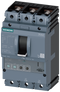 SIEMENS 3VA2225-5HN32-0AA0 circuit breaker 3VA2 IEC frame 250 breaking capacity class M Icu=55kA @ 415V 3-pole, line protection ETU350, LSI, In=250A overload protection Ir=10...