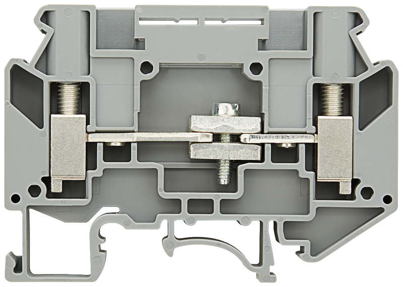 SIEMENS 8WH10007AH00 Instrument isolating terminal, 6 mm2 gray, screw fixing, 2 connections, isolating terminal 6 mm2