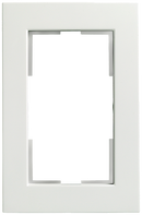 SIEMENS 5TG1116-0 DELTA miro plastic titanium white frame, double for double socket outlet