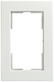 SIEMENS 5TG1116-0 DELTA miro plastic titanium white frame, double for double socket outlet