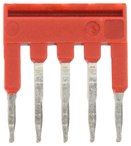 SIEMENS 8WH9020-6JE02 4-pole connecting comb 3.5 mm red