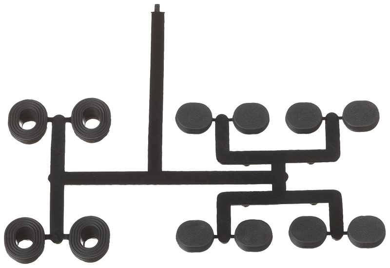 Siemens 3SX5600-1G Cover caps and spacers for RFID safety switch 3SE63, consisting of 8 x cover caps for mounting holes and 4 x seals 3 mm high suitable as spacers for cleaning purposes under the mounting surface