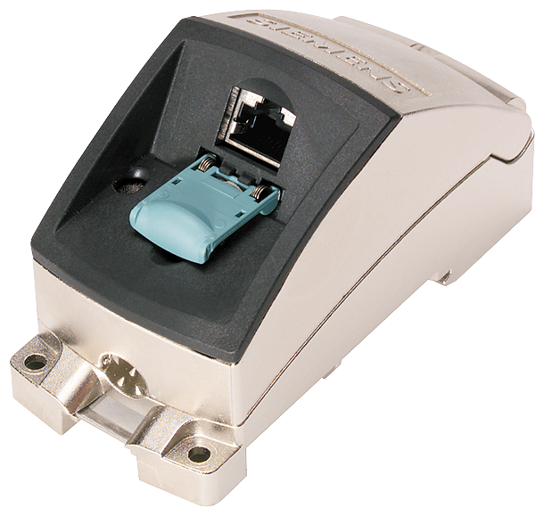 SIEMENS 6GK1901-1BE00-0AA2 IE FC RJ45 modular outlet base module, 1GE, repl. insert f. 2x1000 Mbps interf.
