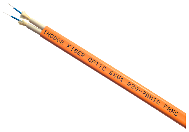 SIEMENS 6XV1820-7BH05 FO Indoor Cable 62.5/125/900 (OM1), glass, MM, halogen-free, 4x ST, 0.5 m