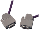SIEMENS 6XV1830-1CH15 Plug-in cable 830-1T for PROFIBUS for connection of terminal devices to OLM and OBT Already pre-assembled with 2 D-sub connectors, 9-pole, cable te...