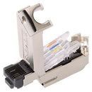 Industrial Ethernet, RJ45 plug-in connector (10/100 Mbit/s) with rugged metal enclosure and FC connection system