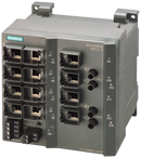 SIEMENS 6GK5212-2BB00-2AA3 SCALANCE X212-2, managed Layer 2 switch, 12x RJ45, 2x multimode ST/BFOC